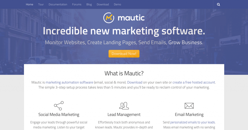Open Source Marketing Automation Mautic
